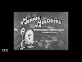 Openings And Closings Merrie Melodies 1931 1969 Openings And Closings Merrie Melodies 1931 1969