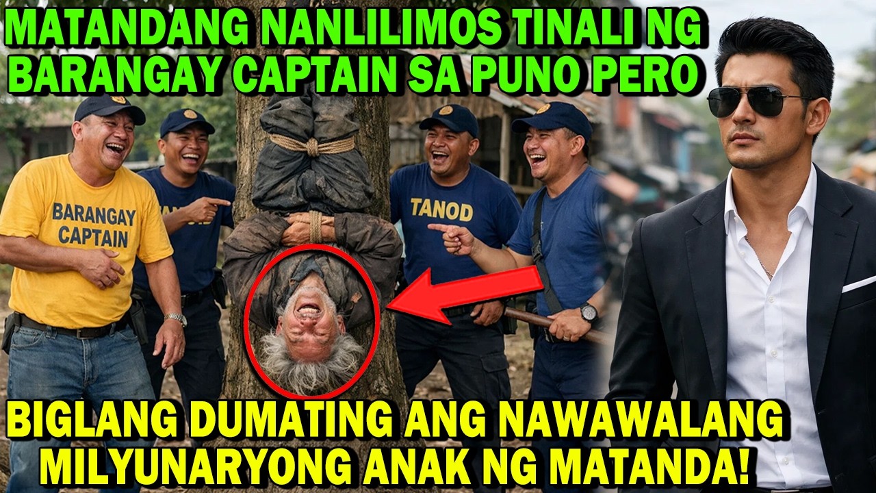 Matandang Nanlilimos Tinali ng Barangay Captain sa Puno pero...