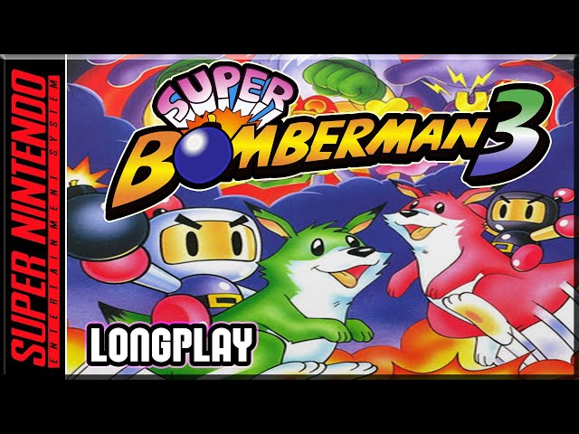 Super Bomberman 3 - Full Gameplay (Longplay/No voice-over) 