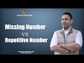 हिंदी में- Secret of Missing Number vs Repetitive Number Numerology