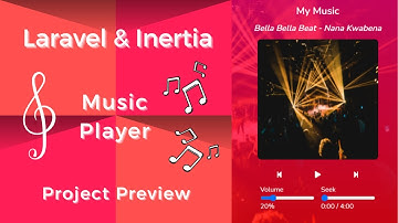 Laravel & Inertia Muziekspeler: Projectvoorbeeld