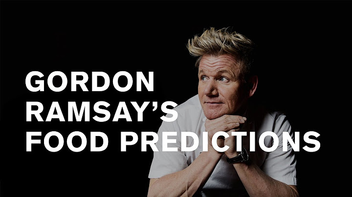 Gordon Ramsay: 3 Michelin stars botox fish [the future of food]