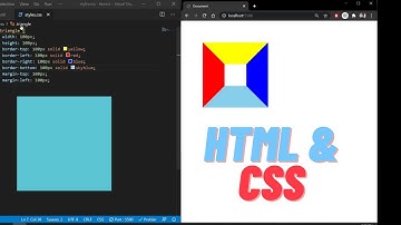 How to make a Square Using HTML and CSS Tutotial