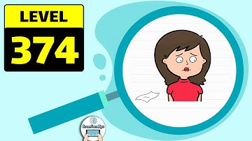 Brain Test Level 374 She ran out of make up materials Walkthrough