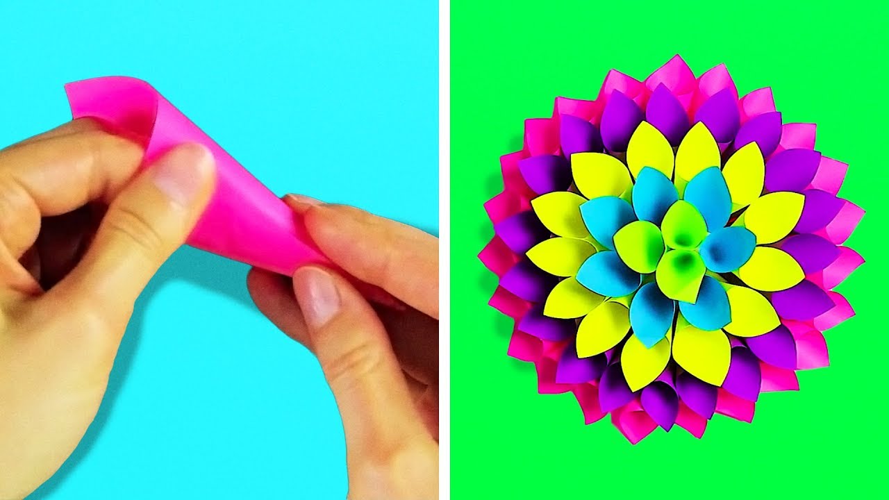 17 Absolutely Stunning Paper Crafts - Youtube