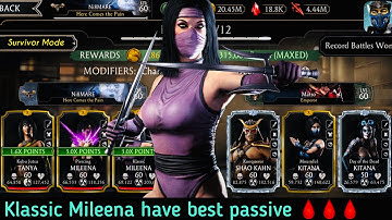 FW Survivor Mode Fatal Tower Battle Gold team Gameplay | MK Mobile 2021