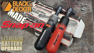 1980s Snap-on B&D Ratchet Battery Upgrade @sixtyfiveford