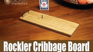 DIY Cribbage Board | Glass Impressions