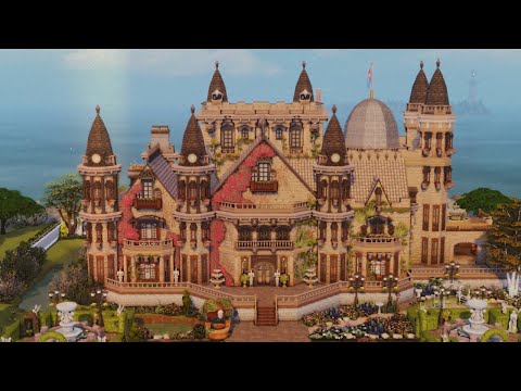 Huge Vintage Mansion | The Sims 4 - Stop Motion Speed Build (No CC)