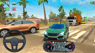 Taxi Simulator EVO Android Gameplay | Realistic Taxi Driving Experience | Black  Swift Car drive #04 screenshot 3