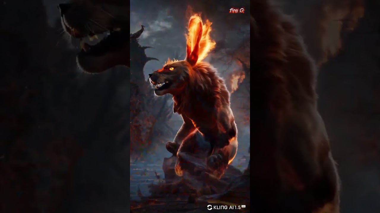 Muscular Rabbit Transforms into Werewolf!