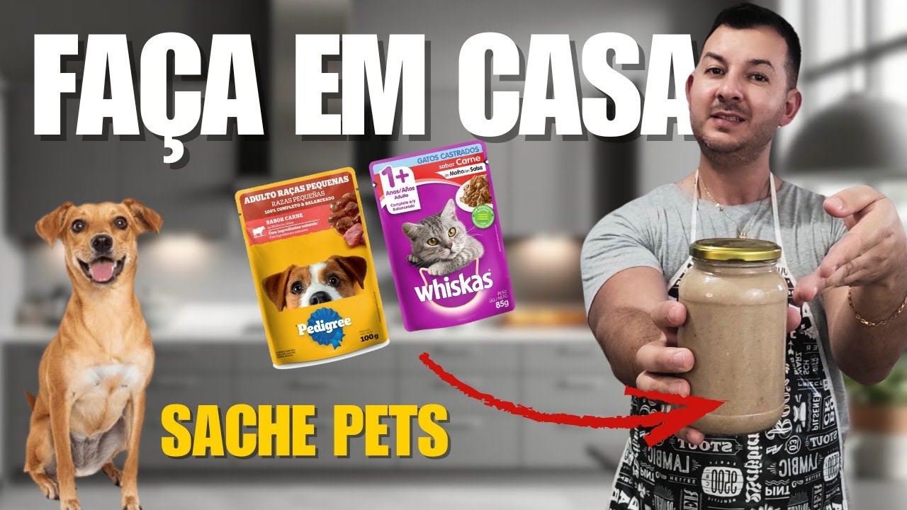 COMO FAZER SACHE PARA CACHORRO E GATO EM CASA GASTANDO POUCO E RENDENDO MUITO