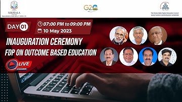 𝐃𝐚𝐲𝟏 | 𝐈𝐧𝐚𝐮𝐠𝐮𝐫𝐚𝐥 𝐜𝐞𝐫𝐞𝐦𝐨𝐧𝐲 𝐨𝐟 𝟕-𝐃𝐚𝐲 𝐎𝐧𝐥𝐢𝐧𝐞 𝐅𝐃𝐏 𝐨𝐧 𝐎𝐁𝐄 | 𝐍𝐢𝐫𝐦𝐚𝐥𝐚 𝐂𝐨𝐥𝐥𝐞𝐠𝐞, 𝐌𝐮𝐯𝐚𝐭𝐭𝐮𝐩𝐮𝐳𝐡𝐚  | 𝟏𝟎 𝐌𝐚𝐲 𝟐𝟎𝟐𝟑