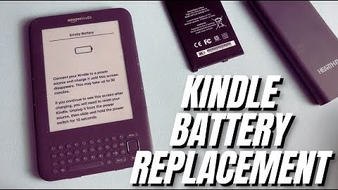 Kindle-toetsenbord heeft een nieuwe batterij nodig