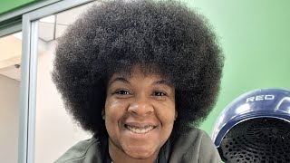 Afro Hairstyle For Black History Month