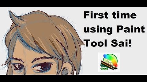 First time using Paint Tool Sai + New drawing tablet!