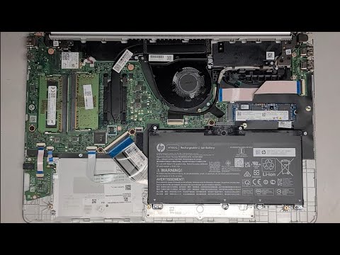 HP Laptop 15t-dy200 Disassembly RAM SSD Hard Drive Upgrade Battery Replacement Repair Quick Look
