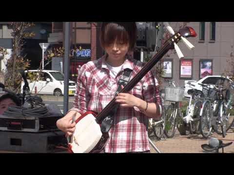 はなわちえストリートライブ① at 青森県弘前市