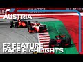 F2 Feature Race Highlights | 2020 Austrian Grand Prix