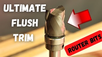 Ultimate Flush Trim Router Bits Spiral Whiteside Solid Carbide Compression Woodworking Router Bit
