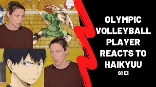 Olympic Volleyball Player Reacts To Haikyuu! S1E1: "The End And The Beginning"