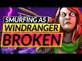 How to RANK UP with EVERY HERO - BROKEN WINDRANGER SMURF Tips ANALysis - Dota 2 Guide