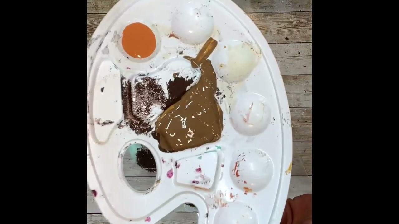 How To Paint Faux Rust Acrylic Paints Rust Paint YouTube