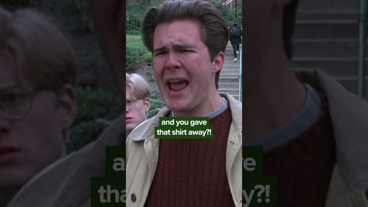 "You gave him my pink shirt?" - Six Degrees of Separation (1993)