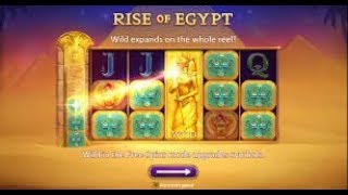 Большой выигрыш в слоте Rise Of Egypt | Мегазанос в онлайн казино!