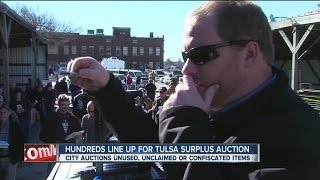 City of Tulsa holds surplus auction, last sale for Tulsa's director of surplus auctions