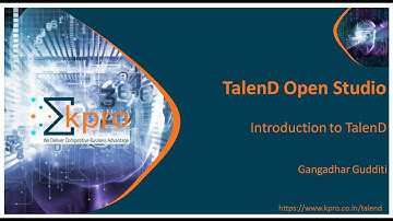 1. Introduction to Talend