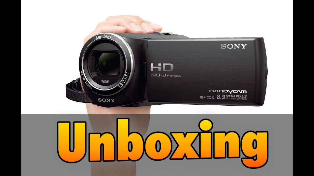 Unboxing vídeo Handycam HDR-CX240E - YouTube