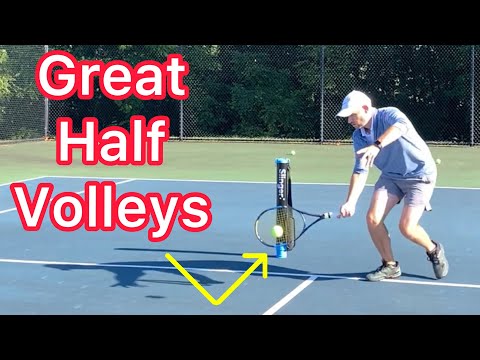 How To Hit Great Forehand & Backhand Half-Volleys (3 Simple Tennis Tips)