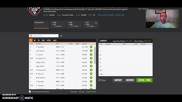 DFS Soccer: Introduction & Strategy