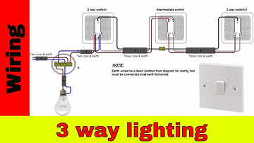 How to wire 3-way lighting circuit