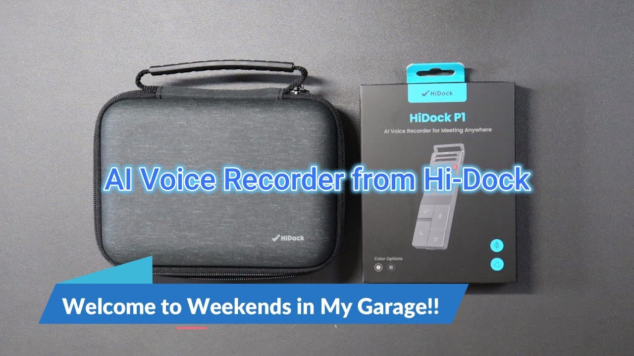 Quick Look and Open Box - HiDock P1 AI Voice Recorder - YouTube