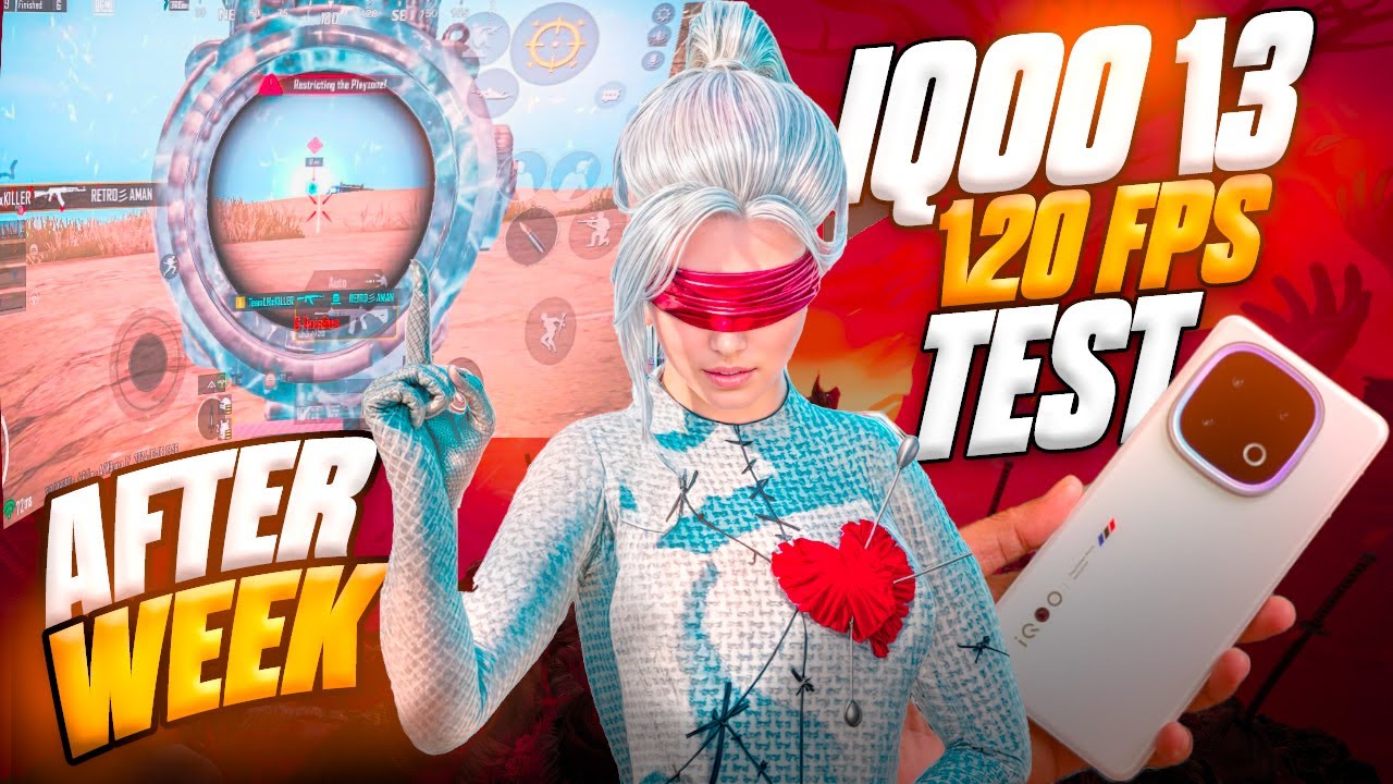 IQOO 13 5G BGMI 120 FPS TEST WITH FPS METER | IQOO 13 bgmi test 120 fps ...