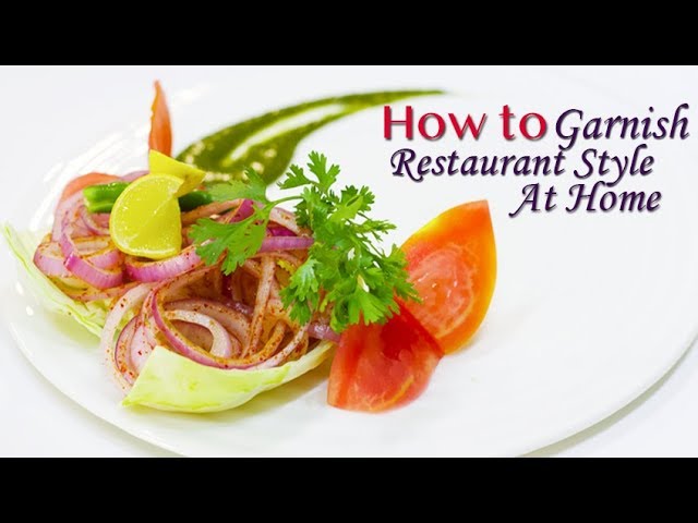 How to Garnish Restaurant Style at Home | घर पर प्लेट गार्निश कैसे करें | Chef Harpal singh | chefharpalsingh