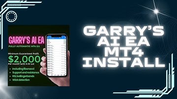 GARRY’S AI EA  MT4 - Review and how to set up