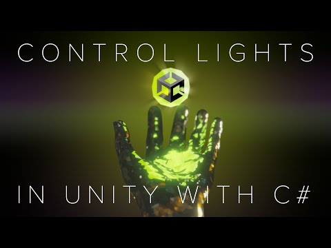 Control lights in Unity with scripts, easy tutorial