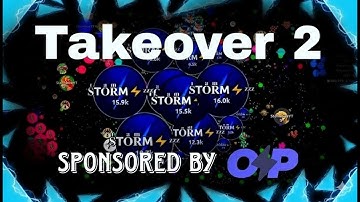 TAKEOVER PARTY! #2 | AGAR.IO w/ SPONSORED BY OP-BOTS.COM FT Turbinho Xd