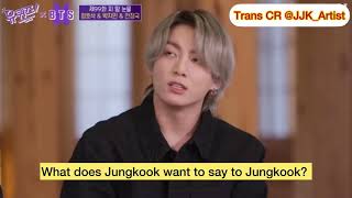 [ENG SUB] Jungkook’s inner thoughts on being a main vocal on You Quiz On The Block Ep.99