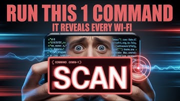 Run This 1 Command — It Reveals Every Wi-Fi Near You (SCARY)