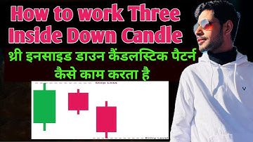 Three Inside Down Candlestick Pattern in Hindi !! थ्री इनसाइड डाउन कैंडल का प्रयोग कैसे करते है