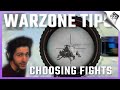 CHOOSING FIGHTS AND ROTATING IN SOLO QUADS | Warzone Tips in Real Time