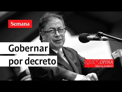 ¿Qué opina María Isabel? Y ahora, a gobernar por decreto |