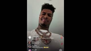 #chriseanrock #blueface Chrisean On IG Live Abusing Blueface. Throwing glass vases at him