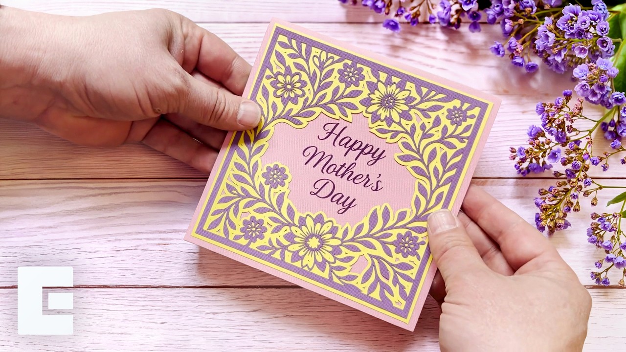 ままこ！カード加工 Every Mom Deserves a Card Like This – Laser Cutting a Custom