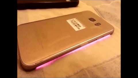 Samsung Galaxy S7 edge - Edge call alert