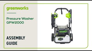 Pressure Washer Model GPW2000 - Assembly Guide